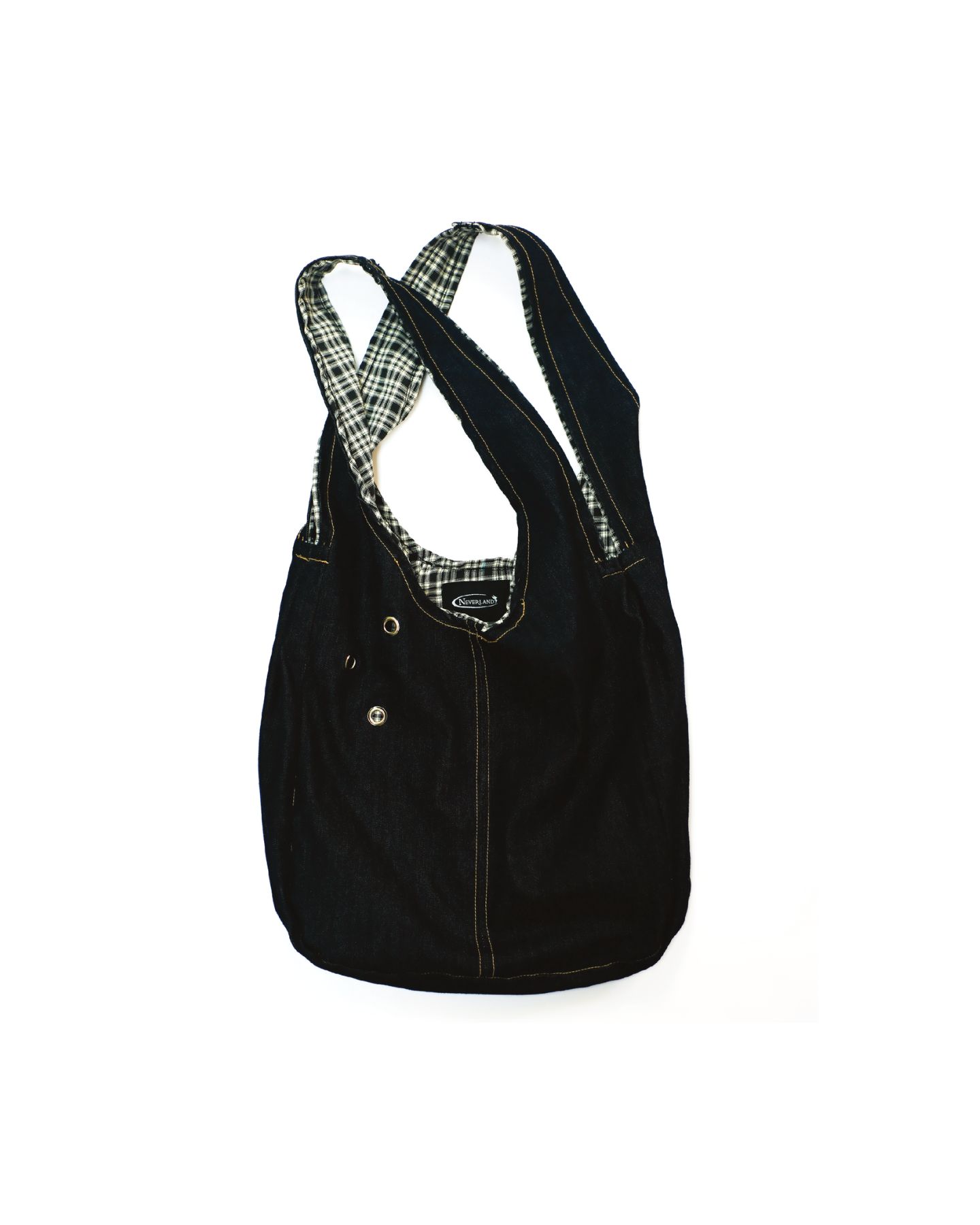 《Neverland》Two Sided Plaid Denim Bag 1 未命名設計 5