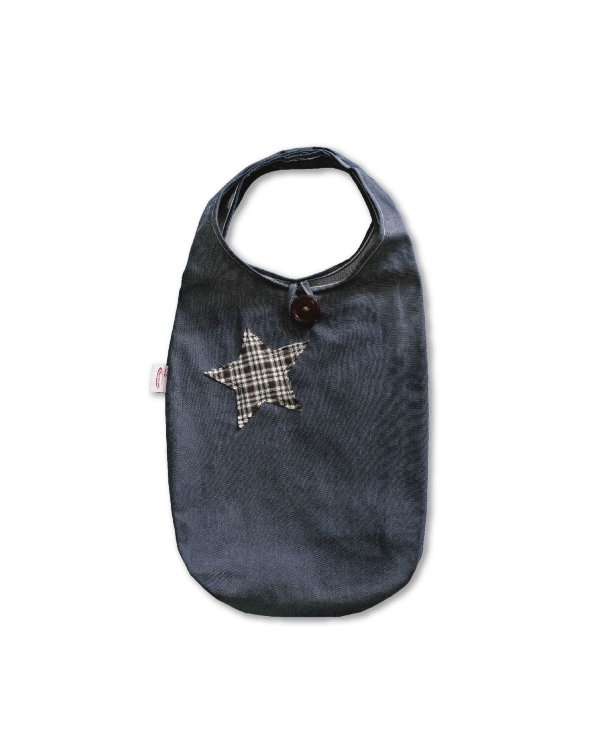 《NEVERLAND 》Star Denim Bag 2 Neverland 手工製作購物袋